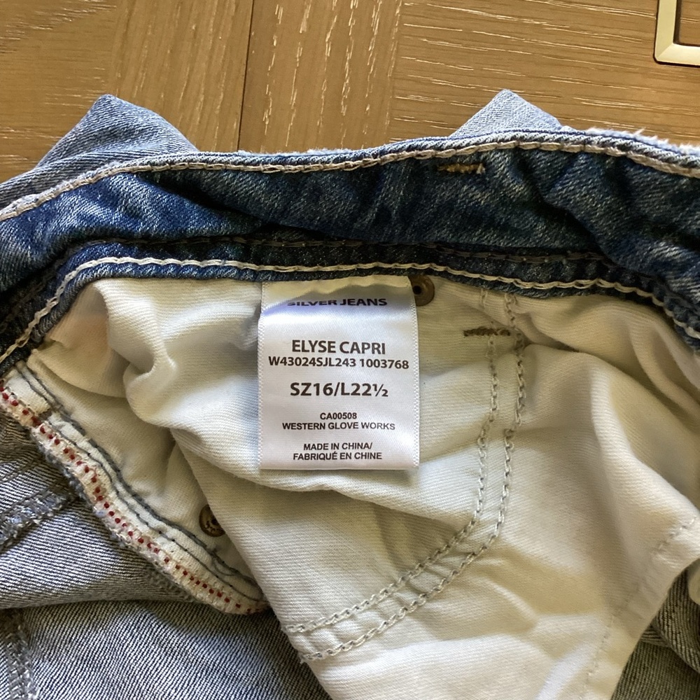 Silver Jeans Women's Blue Ankle Jeans